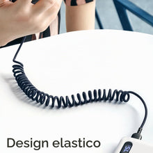 Carica l'immagine nel visualizzatore di Gallery, AICase Cavo Retrattile USB Tipo C,cavo a spirale di tipo C per auto, ricarica e sincronizzazione dati, cavo di ricarica 