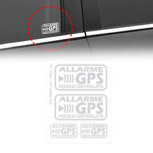 Carica l'immagine nel visualizzatore di Gallery, 4R Quattroerre.it 6220 Adesivi Allarme GPS Veicolo Controllato