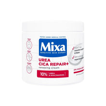 Carica l'immagine nel visualizzatore di Gallery, Mixa Urea Cica Repair+ Crema Corpo Rigenerante per Pelle Secca, 400 ml