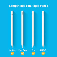 Carica l'immagine nel visualizzatore di Gallery, 6 Punte Ricambio Compatibili con Apple Pencil Pro, USB-C, 1ª e 2ª Generazione, Alta Sensibilità e Precisione, Tips Acces