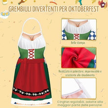 Carica l'immagine nel visualizzatore di Gallery, Grembiule Oktoberfest,2pcs Divertente Grembiule,Grembiules da Barbecue,Grembiules Bavarese da Cucina,Festa di Ottobre Gr