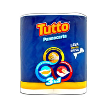 Carica l'immagine nel visualizzatore di Gallery, Tutto Pannocarta 3 in 1, 2 Rotoli di Carta Multiuso, 1 Velo, 48* strappi, Extra Assorbente, Lavabile e Riutilizzabile pi