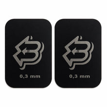 Carica l'immagine nel visualizzatore di Gallery, Piastrine metalliche autoadesive per magneti, set da 2, 0,3 mm