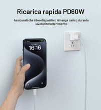 Carica l'immagine nel visualizzatore di Gallery, DragonTrading - Cavo USB C a USB C, per ricarica rapida e trasferimento dati, 1 metro, 60 W, per iPhone 15, 15 Pro Max, 