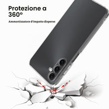 Carica l'immagine nel visualizzatore di Gallery, Captor Cover Trasparente per Samsung Galaxy A15 4G / A15 5G, Custodia TPU in Silicone Flessibile Morbida e Sottile, Alta