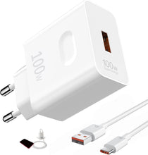 Carica l'immagine nel visualizzatore di Gallery, Caricatore 100W per Honor 400 Pro, 400 Lite, 400, 200 Pro – Alimentatore USB C 100W Rapido con Cavo 6A da 1m – Per Honor