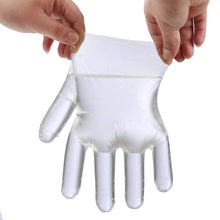 Carica l'immagine nel visualizzatore di Gallery, si - 2000 guanti usa e getta in plastica trasparente in polietilene, guanti in PE trasparenti per cucinare, pulire, fare