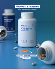 Carica l'immagine nel visualizzatore di Gallery, Creatina Monoidrata Vegana 3000mg, 400 Compresse, Per Uomo e Donna, 3 Mesi