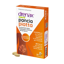 Carica l'immagine nel visualizzatore di Gallery, Drenax Forte Pancia Piatta Integratore Alimentare - 30 compresse/confezione - 02762 - Per gonfiore addominale