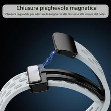 Carica l'immagine nel visualizzatore di Gallery, Cinturino Silicone Compatibile con Xiaomi Mi Band 10/Mi Band 9/8, Ricambio Cinturino, Chiusura Magnetica, Regolabile Spo