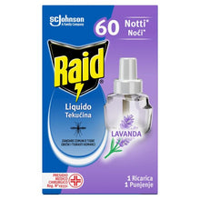 Carica l'immagine nel visualizzatore di Gallery, Raid Essentials Liquido Elettrico Antizanzare, Lavanda,1 Ricarica da 36ml