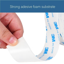 Carica l'immagine nel visualizzatore di Gallery, Dpm Tapes - 3M 1600T Nastro Biadesivo Extra Forte in Schiuma PE, Resistente all'Acqua, per Interni ed Esterni, 19 mm x 3