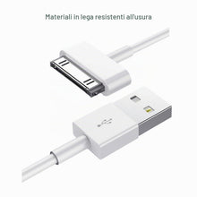 Carica l'immagine nel visualizzatore di Gallery, ZLONXUN USB Cavo Compatibile con iPhone 4/4S, iPad 2 3 1, iPod Touch/Nano, iPod Classic 3 2 1. -Cavi Qualità Originale