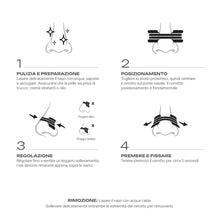 Carica l'immagine nel visualizzatore di Gallery, Brezza - 30 Cerotti Nasali - per Attività Sportiva - Ipoallergenici - Massima Tenuta, Riduce la Fatica - Design Tecnico 