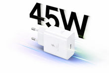 Carica l'immagine nel visualizzatore di Gallery, Samsung Caricatore USB C 45W Ultra Rapido, Adattatore da USB C a USB, caricabatterie Samsung ricarica rapida, originale 