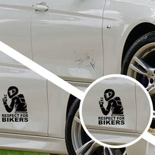 Carica l'immagine nel visualizzatore di Gallery, 3 Pezzi Adesivi per Auto Rispetto per Motociclisti Decorazione per Auto Moto Computer Portatile Skateboard per Veicoli A