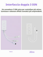 Carica l'immagine nel visualizzatore di Gallery, SP611E Controller LED Bluetooth con Telecomando IR, Doppia Interfaccia a 3 PIN, Controllo APP per Smartphone per Strisce