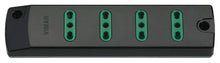 Carica l'immagine nel visualizzatore di Gallery, Vimar FP00404 multipresa SICURY, 4 Bprese 16A, standard italiano, nero