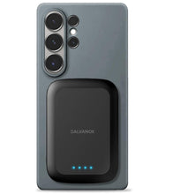 Carica l'immagine nel visualizzatore di Gallery, GALVANOX Power Bank magnetico per telefoni Samsung (15 W) batteria di ricarica wireless per Android, Galaxy S24 S25 S26 