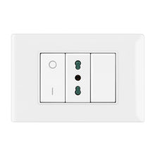 Carica l'immagine nel visualizzatore di Gallery, CILIA 3 Moduli Placca Compatibile Con VIMAR PLANA, Placche In Plastica di Alta Qualità Supporto 503 Vari 11 Colori (Bian