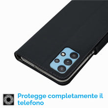 Carica l'immagine nel visualizzatore di Gallery, N NEWTOP Cover Compatibile con Samsung Galaxy A32 5G, HQ Lateral Custodia Libro Chiusura Magnetica Portafoglio Simil Pel