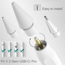 Carica l'immagine nel visualizzatore di Gallery, SIXFU Aggiornate per Punte Apple Pencil, Metallo misto punte Apple Pencil Pro/Per Apple Pencil 1 Generazione/Apple Penci
