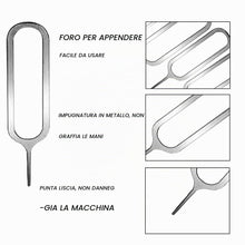 Carica l'immagine nel visualizzatore di Gallery, Lmyzcbzl Strumento Rimozione della Scheda SIM, 17 PCS Perno di Espulsione Vassoio di Carte SIM, Strumenti per la Rimozio
