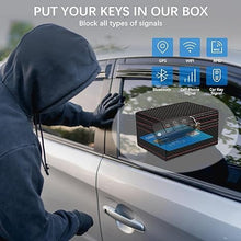 Carica l'immagine nel visualizzatore di Gallery, Faraday Box, Faraday Box per chiavi auto - RFID Signal Blocker, Antifurto, Anti-scansione, Anti-Gps Tracking, Portachiav