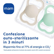 Carica l'immagine nel visualizzatore di Gallery, MAM Perfect Night Succhietto 6+ mesi, Set da 2 ciucci, Rosa/Lilla