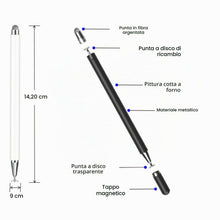 Carica l'immagine nel visualizzatore di Gallery, Pennino capacitivo per Samsung Galaxy Tab A11+/A9+/A8/A7/A7/A7 Lite, ad alta sensibilità e precisione, pennino capacitiv