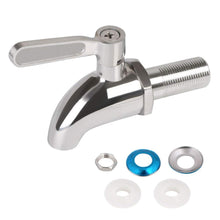 Carica l'immagine nel visualizzatore di Gallery, Vicloon Rubinetto Dispenser, 304 Acciaio Inox per Bevanda Vino Birra Bibita Acqua Fredda Succo Latte, Cromo Assemblea (1