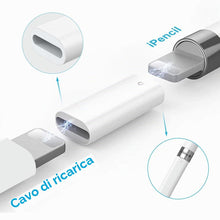Carica l'immagine nel visualizzatore di Gallery, flintronic Adattatore Ricarica per Apple Pencil 1a, Connettore Adattatore per Apple Pencil (Bianco)