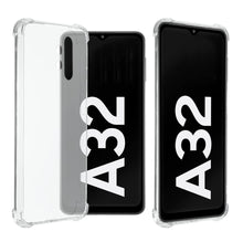 Carica l'immagine nel visualizzatore di Gallery, Cover Trasparente per Samsung Galaxy A32 4G, Custodia Resistente in TPU, Anti Urto con Angoli Rinforzati, Protezione Bor