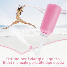 Carica l'immagine nel visualizzatore di Gallery, Bidet Portatile – 350ml Peri Bottle Post Partum per Letto Settimanale e Ospedale | Bidet Portatile da Viaggio con Tasche