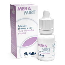 Carica l'immagine nel visualizzatore di Gallery, Fidia Farmaceutici MERAMIRT Collirio - Soluzione Oftalmica Sterile a Base di Ipromellosa e Inositolo, Flacone da 8 ml, S