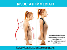 Carica l'immagine nel visualizzatore di Gallery, Fascia Posturale Spalle e Schiena Regolabile Indicato per Uomo Donna e Ragazzi, Correttore Postura Schiena Fornisce Soll