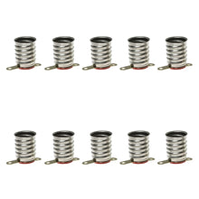 Carica l'immagine nel visualizzatore di Gallery, 10 set Lampadine LED 24v Bianco Caldo AC E10 Lampadine SMD 0,5 W 60LM Lampadine con base a vite + E10 Base (24v, Bianco 