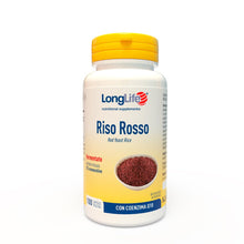 Carica l'immagine nel visualizzatore di Gallery, LongLife® Riso Rosso | Fermentato e titolato al 3% in monacoline | Con CoEn Q10 | Benessere cardiaco | Oltre 3 mesi di t
