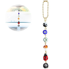 Carica l'immagine nel visualizzatore di Gallery, 1Pcs Ciondolo per Auto Malocchio, Accessorio per la Decorazione dell'auto, Perline blu Malocchio per Protezione e Felici