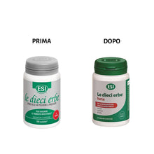 Carica l'immagine nel visualizzatore di Gallery, ESI - Le Dieci Erbe +Forte, Integratore Alimentare Vegetale con Tarassaco, Lassativo Naturale Contro Stitichezza e Flatu