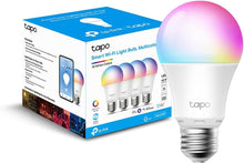 Carica l'immagine nel visualizzatore di Gallery, Tapo L530E Lampadina Smart WiFi E27 Multicolore 806lm 9W Alexa Google, 4pz