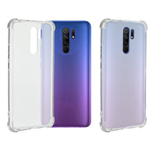 Carica l'immagine nel visualizzatore di Gallery, Cover Trasparente per Xiaomi Redmi 9, Custodia Resistente in TPU, Anti Urto con Angoli Rinforzati, Protezione Bordi e An