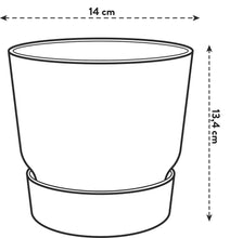 Carica l'immagine nel visualizzatore di Gallery, Elho Greenville Round 14cm Vasi per Piante - White