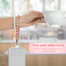 Carica l'immagine nel visualizzatore di Gallery, OFFCUP Catena per Cellulare Perle, Cordino per cellulare Doppia Catena