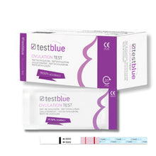Carica l'immagine nel visualizzatore di Gallery, TestBlue Kit Fertilità – 20 Test Ovulazione + 5 Test di Gravidanza ad Alta Sensibilità | Test LH e hCG Rapidi e Affidabi