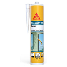 Carica l'immagine nel visualizzatore di Gallery, SIKA - Sigillante acrilico per interni - SikaSeal-157 - Bianco - 310ml