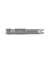 Carica l'immagine nel visualizzatore di Gallery, QWORK® 5 Pz Cacciavite a U in Lega di Acciaio S2 50mm Lunghezza 1/4" Codolo Esagonale, Set di Punte Magnetiche per Cacci