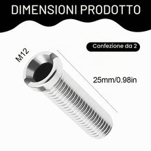 Carica l'immagine nel visualizzatore di Gallery, GXGM Viti Cava Tappo Lavandino Cucina,25mm Viti del Cestello del Lavello,Lavello Vite per Lavabo Filtro Tappo,Vite del C
