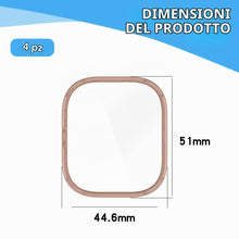 Carica l'immagine nel visualizzatore di Gallery, 4 Pezzi Custodia Compatibile per Xia omi Red mi Watch 5, [Con Vetro Temperato] 9H HD Anti-Graffio Custodia Protettiva Te
