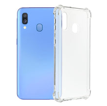 Carica l'immagine nel visualizzatore di Gallery, Cover Trasparente per Samsung Galaxy A40, Custodia Resistente in TPU, Anti Urto con Angoli Rinforzati, Protezione Bordi 